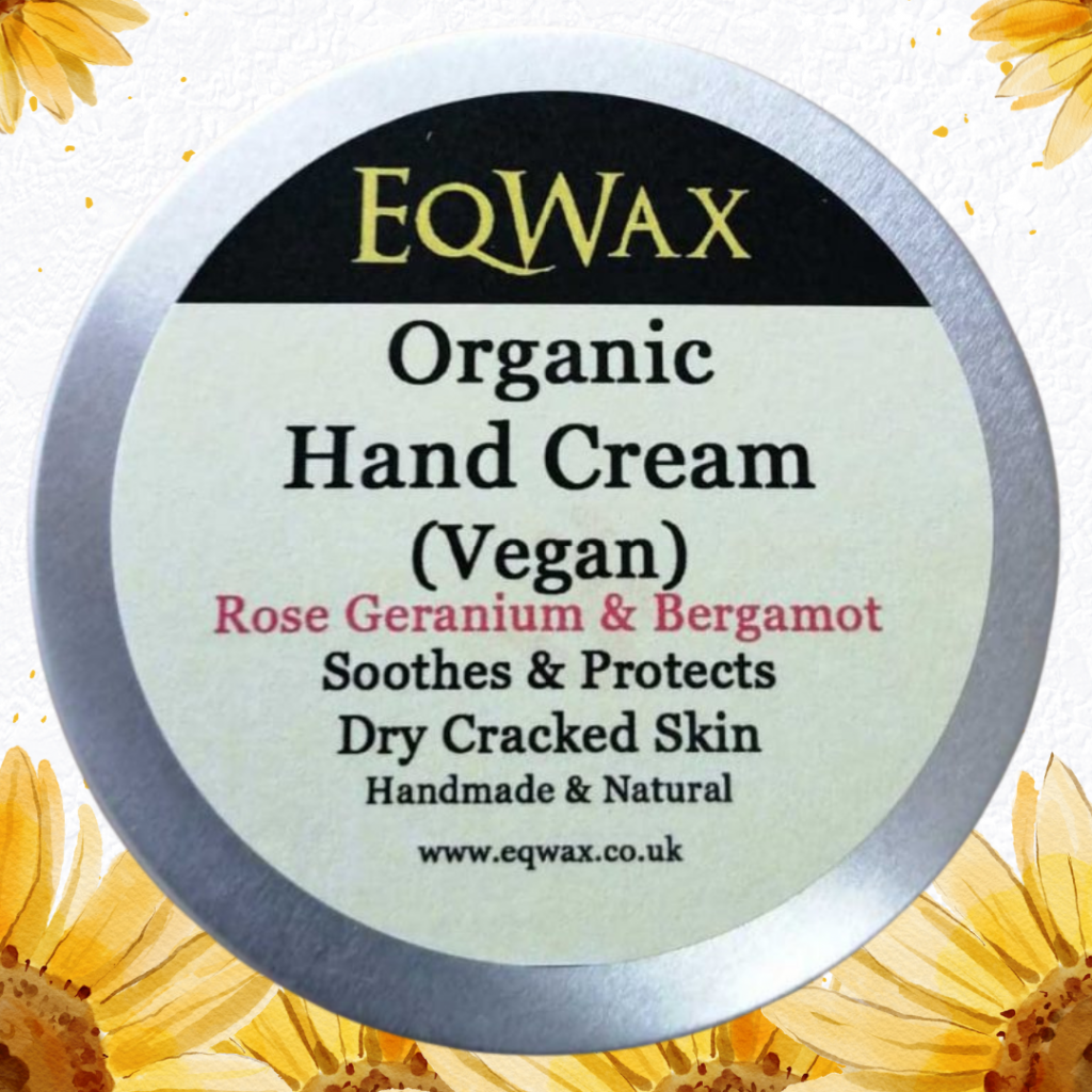 Organic Vegan Hand Cream - Rose Geranium & Bergamot